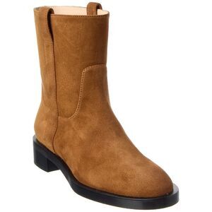 Stuart Weitzman Lenora Suede Bootie, Brown